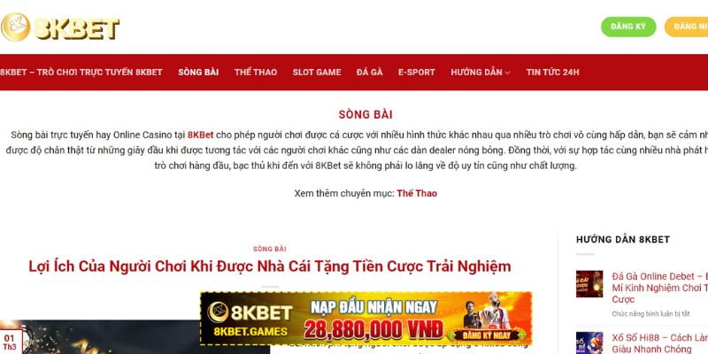 Hướng dẫn giao dịch K9win - K9win